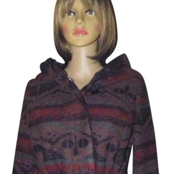 Coffee Shop Multi Color Navajo Style Car Coat - Picture 8 of 8